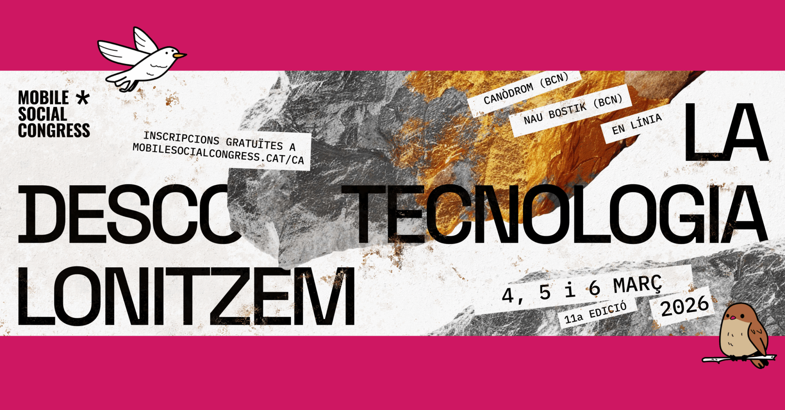 Descolonitzem la tecnologia: arriba el Mobile Social Congress 2026